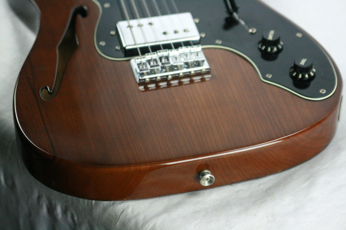 1979 Fender Telecaster Thinline Mocha Brown Finish w/ OHSC! 1970's Tele, Deluxe, Custom, Wide-Range Humbuckers!