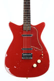 *SOLD*  Jerry Jones Neptune Shorthorn 2 Pickup Guitar - Cool Relic! Red, Lipstick Pickups! Jimmy Page Sounds!