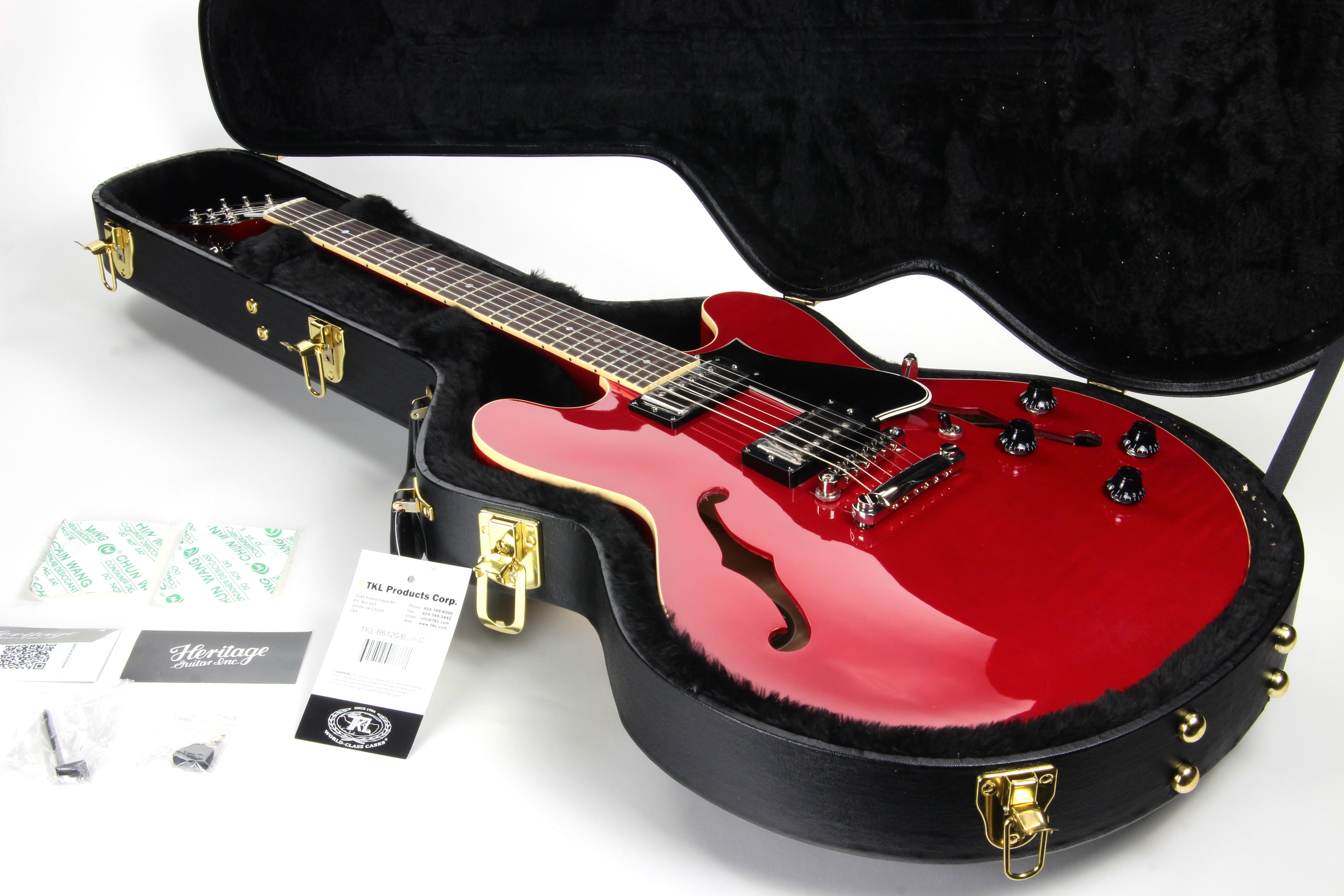 2021 Heritage H-535 Trans Cherry Red - 335 Style Semi-Hollowbody