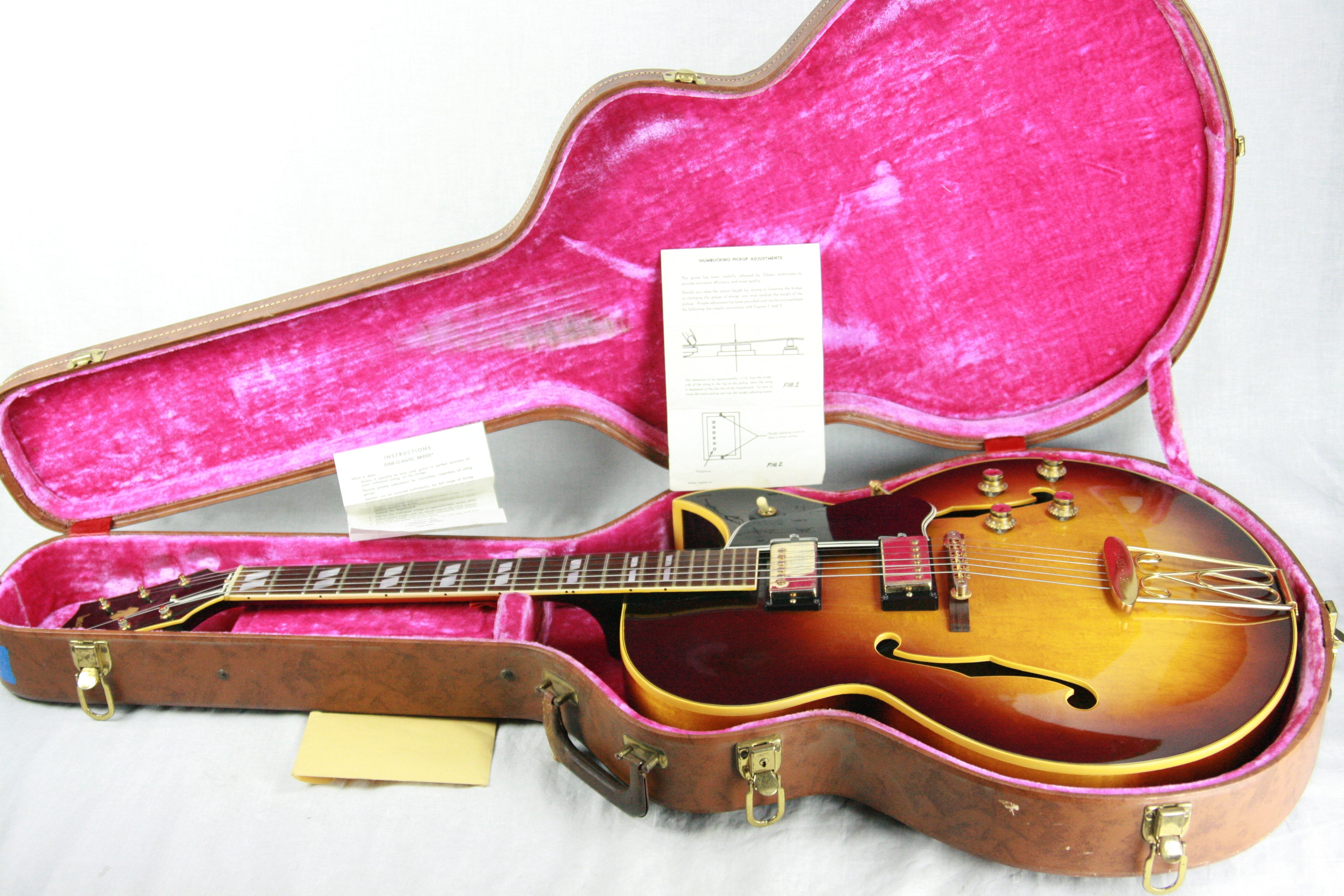 *SOLD*  MINTY 1961 Gibson ES-350T Sunburst! 2 PAF's, Rare Florentine Cutaway! Byrdland 335 355 345