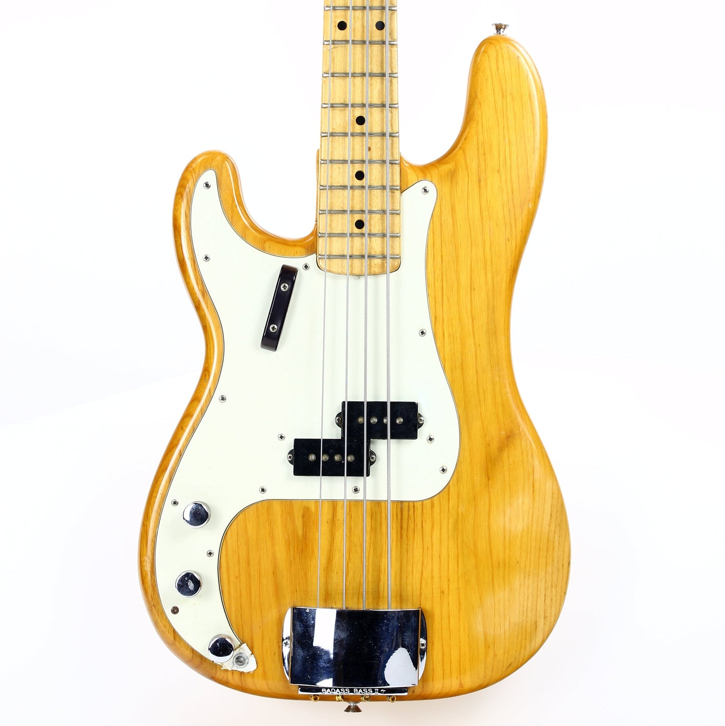 1973 Fender Precision Bass Vintage LEFT-HANDED P - Natural, Maple Board, Lefty, Player-Grade