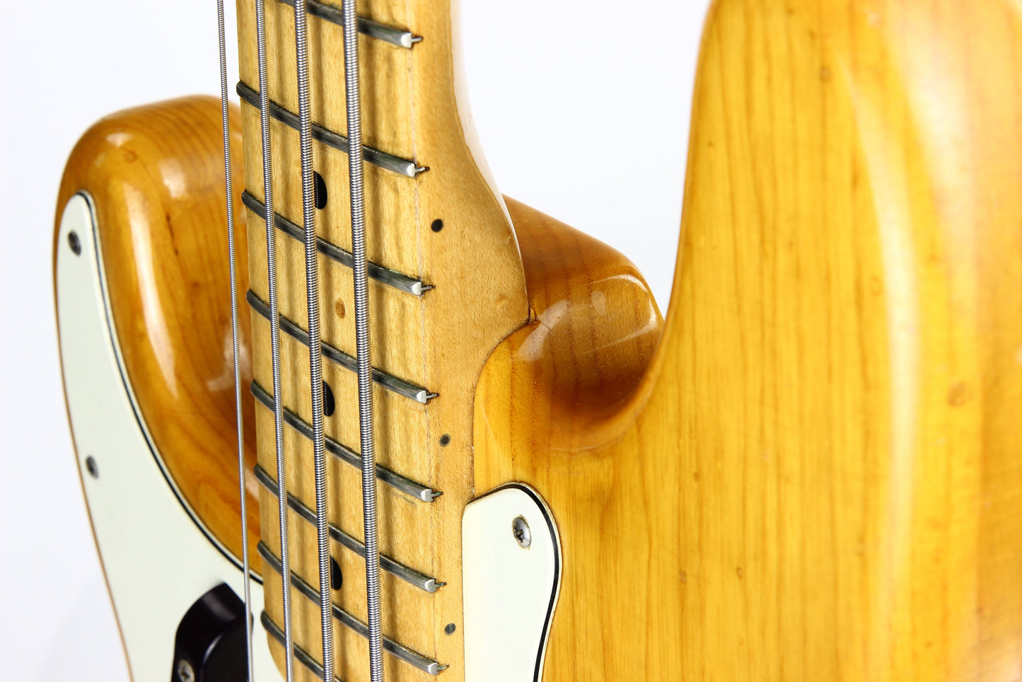 1973 Fender Precision Bass Vintage LEFT-HANDED P - Natural, Maple Board, Lefty, Player-Grade