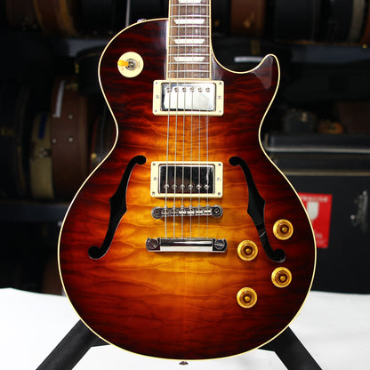 RARE 1997 Gibson Custom Shop Les Paul Florentine Standard KILLER QUILT Hollowbody ES - Yamano Special Quote 1959