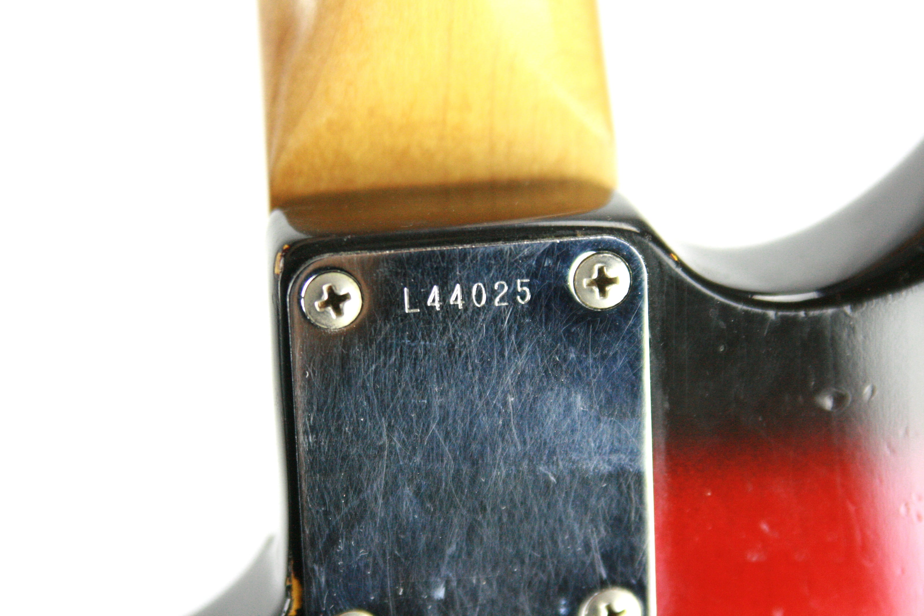 1960's Fender Serial Number L-Series Example