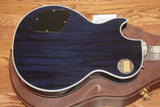 *SOLD*  2018 Gibson ICE FLAME Custom Shop Les Paul ULTIMA! Ebony Board BLUE WIDOW Flametop