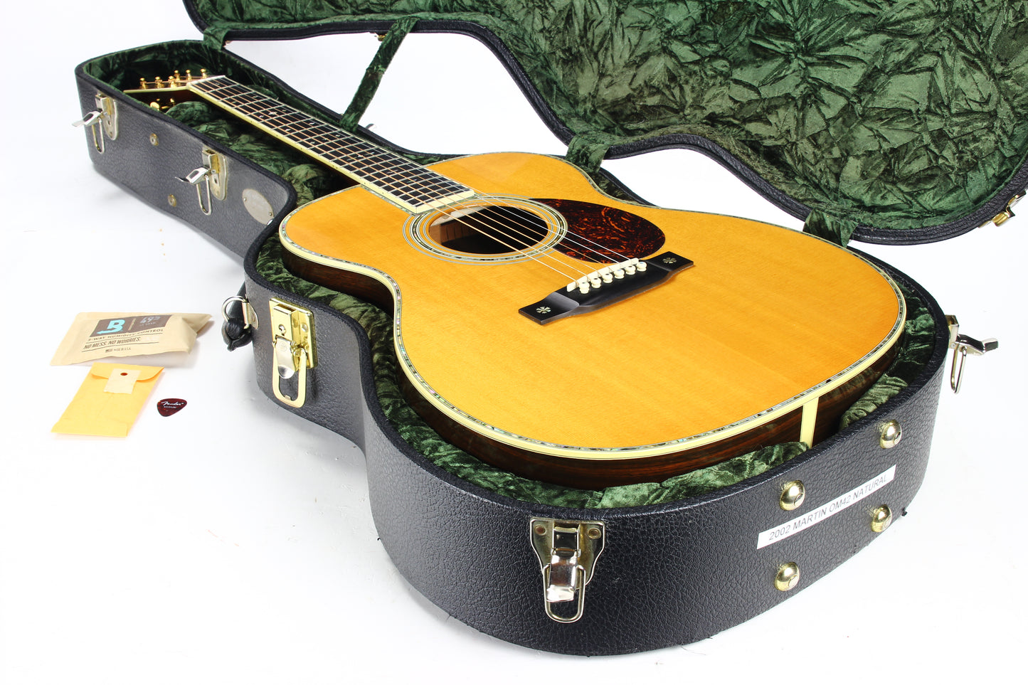 2002 Martin OM-42 Orchestra Model Acoustic Guitar - 14-Fret, Rosewood, Natural Finish, 000