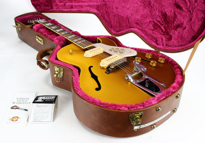 1999 Gibson Custom Shop Historic Nashville ES-295 1952 Reissue - All Gold ES-175, 2 P90's, Bigsby