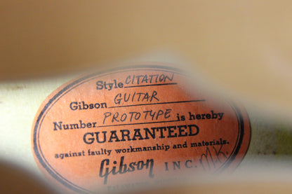c. 1984 Gibson Citation Natural Blonde - One-Off Employee Built Kalamazoo-Made!