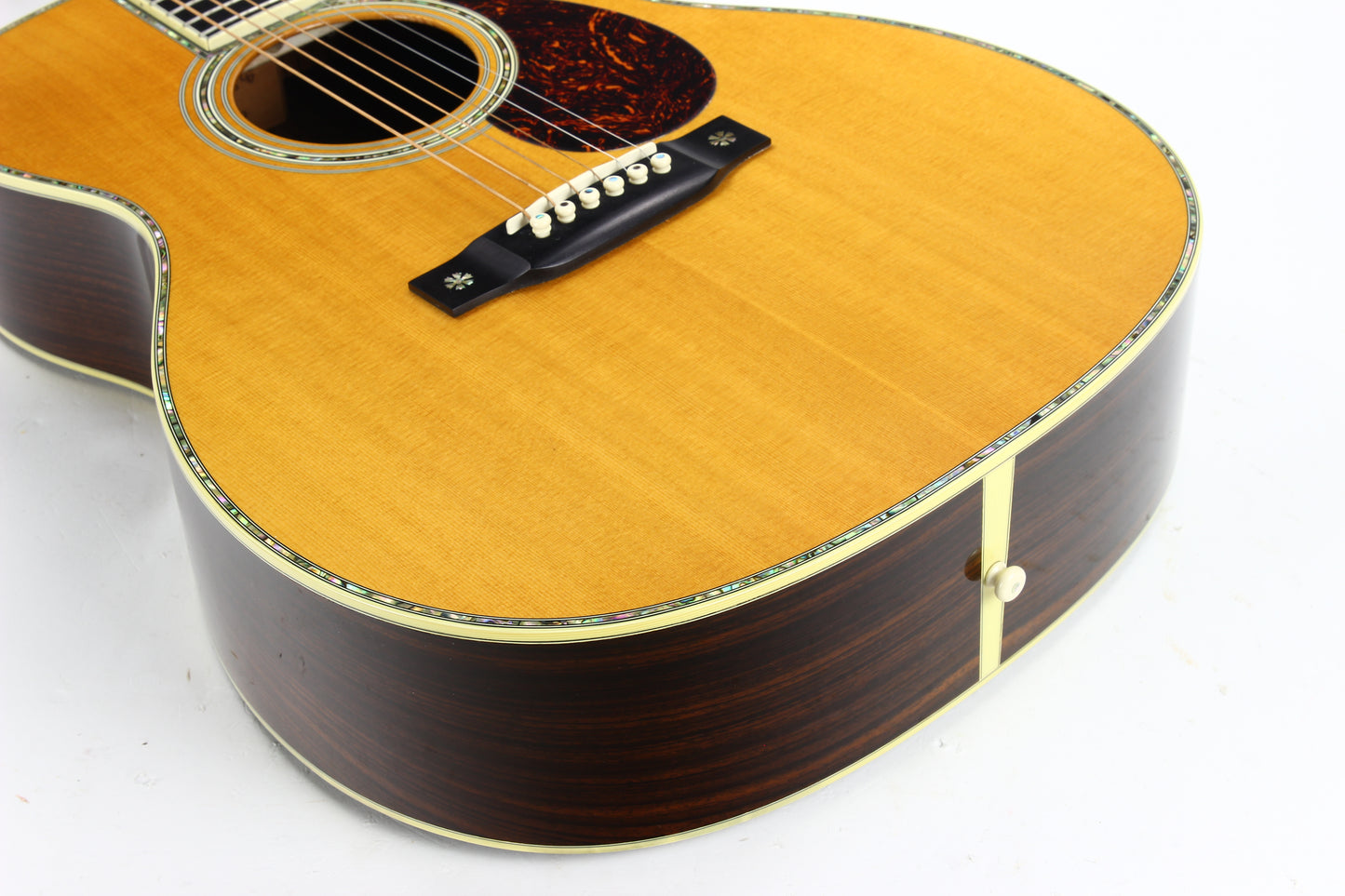 2002 Martin OM-42 Orchestra Model Acoustic Guitar - 14-Fret, Rosewood, Natural Finish, 000