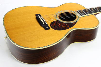 2002 Martin OM-42 Orchestra Model Acoustic Guitar - 14-Fret, Rosewood, Natural Finish, 000