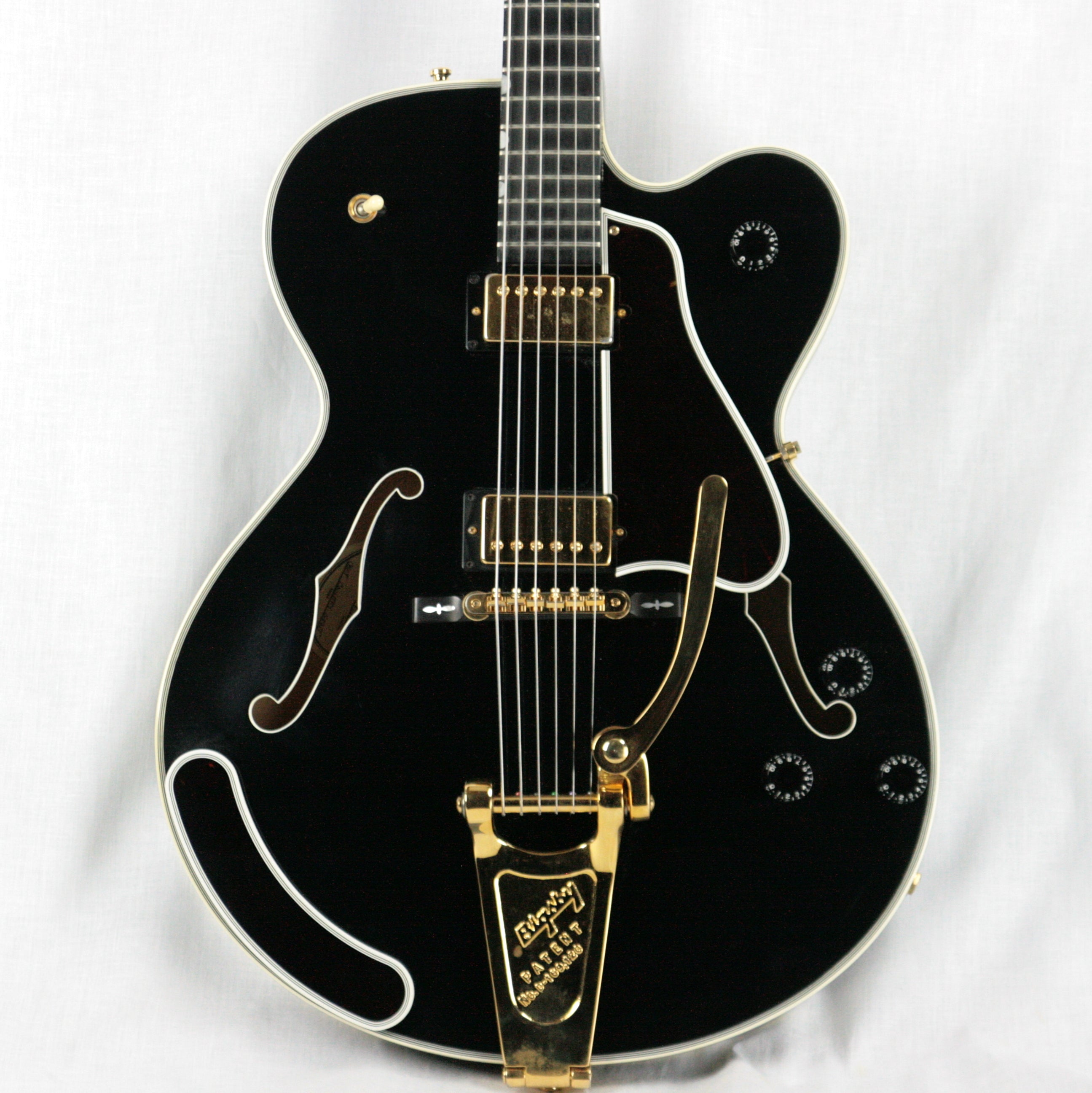 *SOLD*  1992 Gibson Chet Atkins Country Gentleman BLACK Archtop Electric Guitar! l5 es335