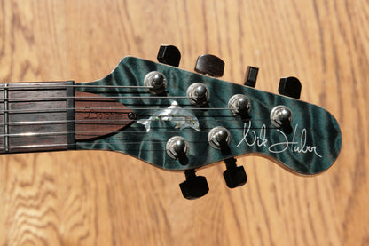 2005 Nik Huber Dolphin 4/2 Headstock! w/ Inlays Quilted Maple Top Swietenia Body! Matching Headstock!