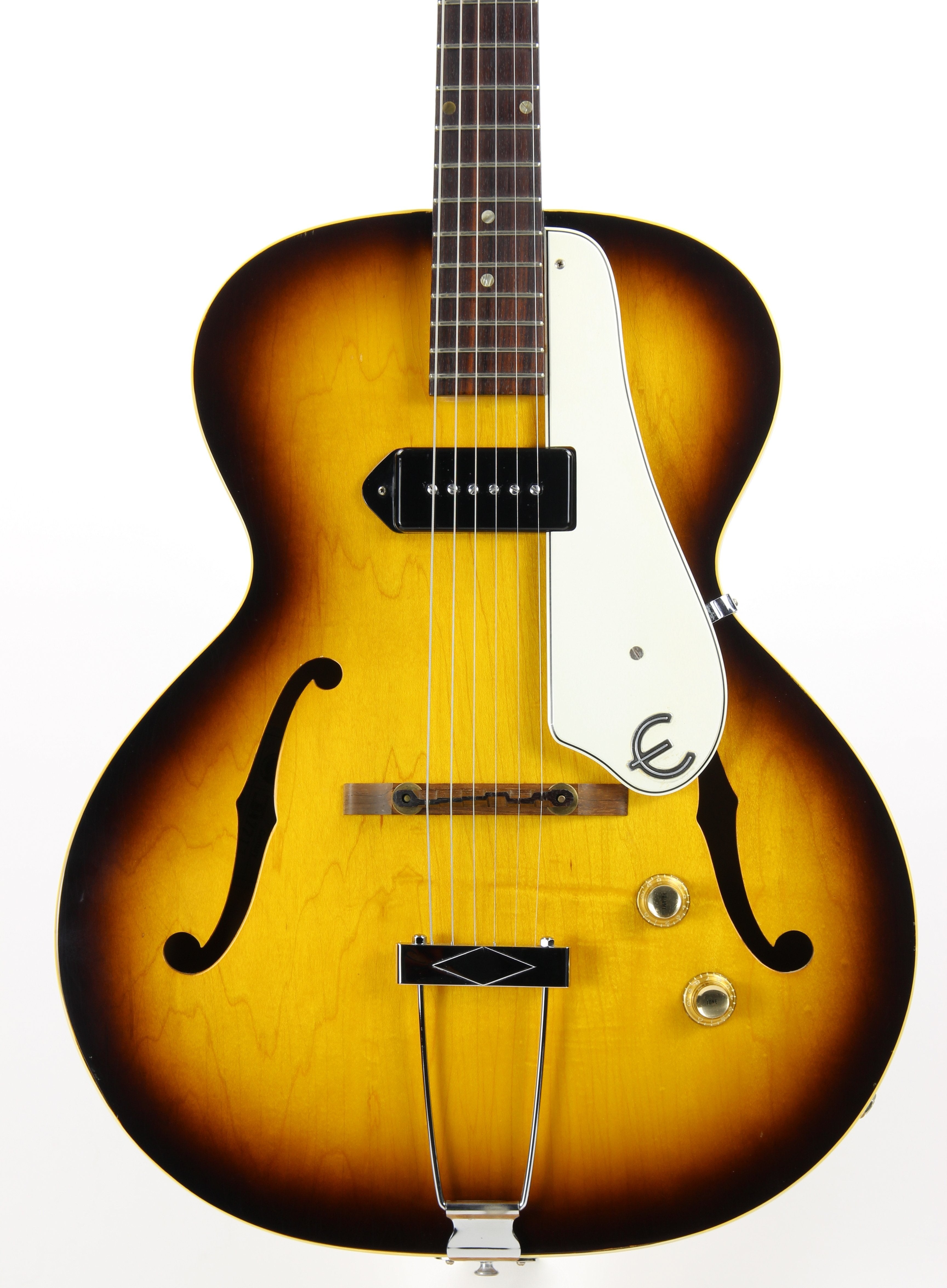 1966 Epiphone Century E422T Sunburst P90 Pickup! James Bay vintage gib –  Kansas City Vintage Guitars