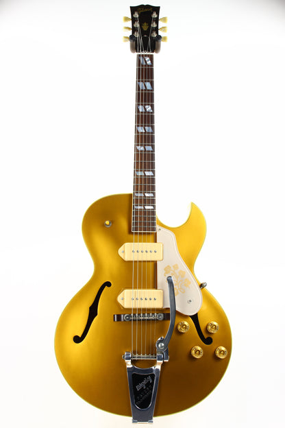 1999 Gibson Custom Shop Historic Nashville ES-295 1952 Reissue - All Gold ES-175, 2 P90's, Bigsby