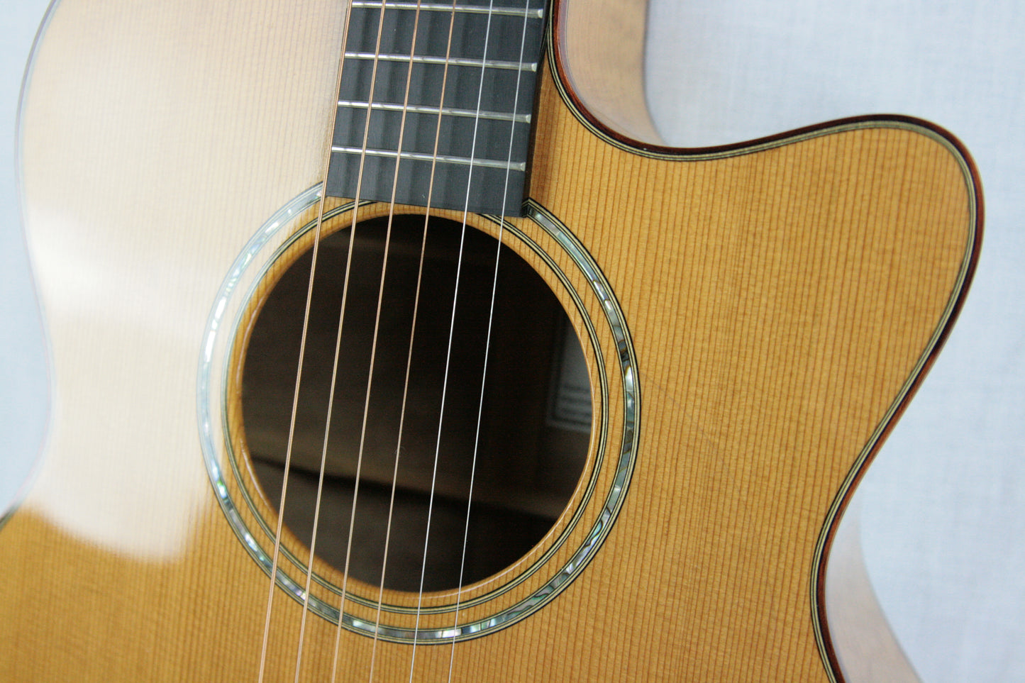 2000 Michael Baranik SJ Steel String Acoustic Guitar CX Cedar Top/Quilted Maple