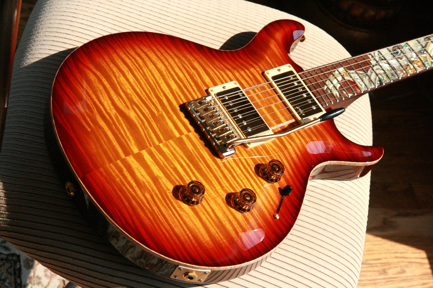 2009 PRS 25th Anniversary DRAGON! 1 of 40! Smoked Amber! MINT! Paul Reed Smith Santana! 2010