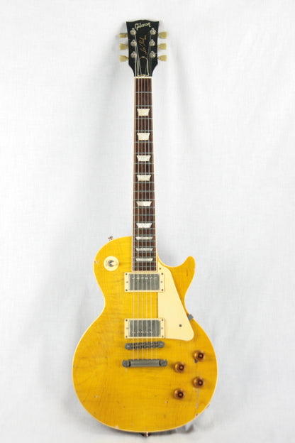 2018 Gibson NASH LP-60 Les Paul Standard Conversion Aged Lemon Burst! Traditional