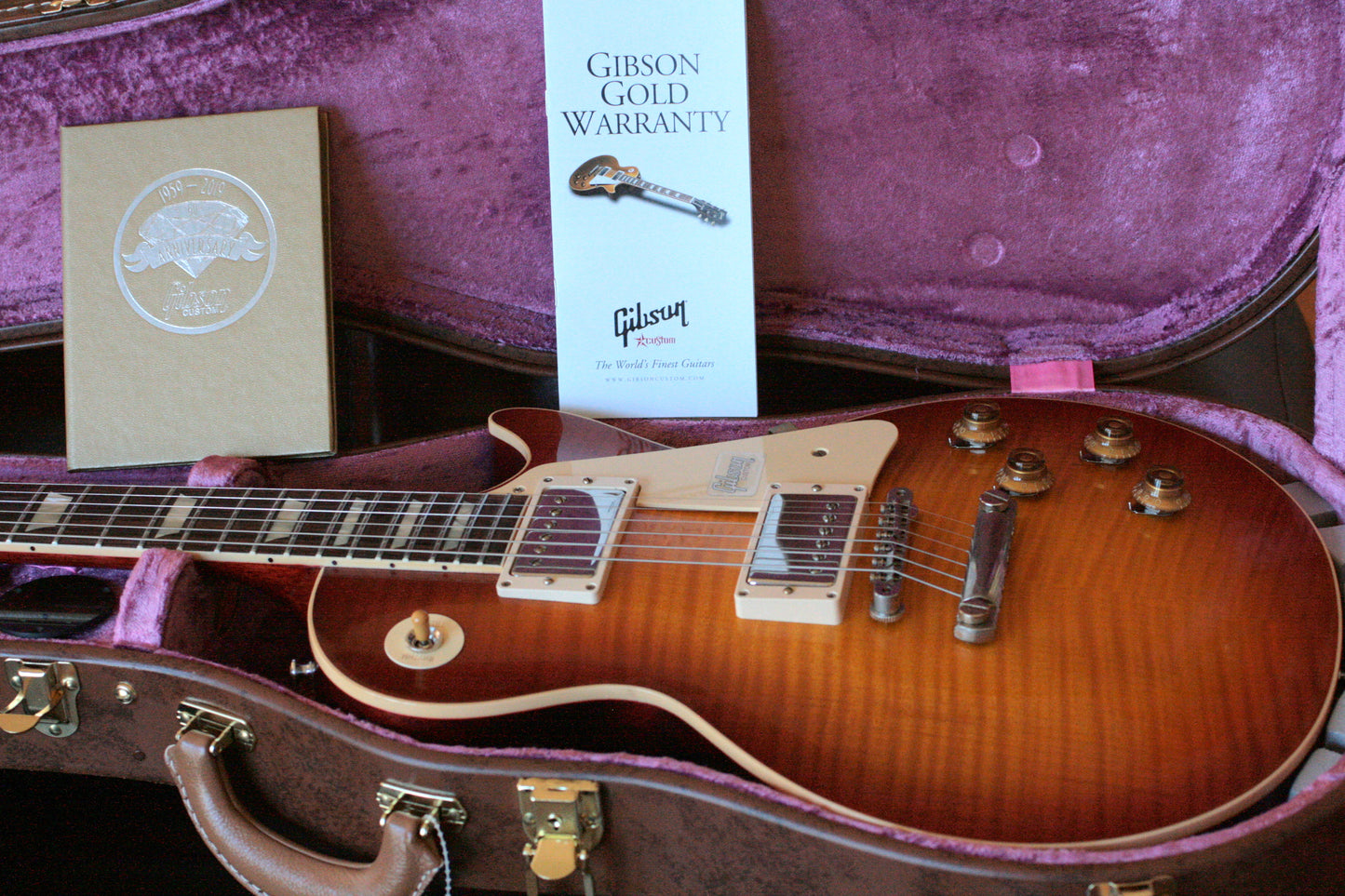 2019 Gibson 1959 Les Paul 60TH ANNIVERSARY Historic Reissue R9 59 Custom Shop Cherry Tea Burst