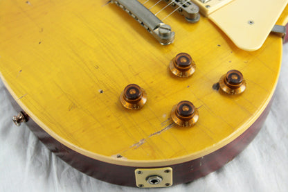 2018 Gibson NASH LP-60 Les Paul Standard Conversion Aged Lemon Burst! Traditional