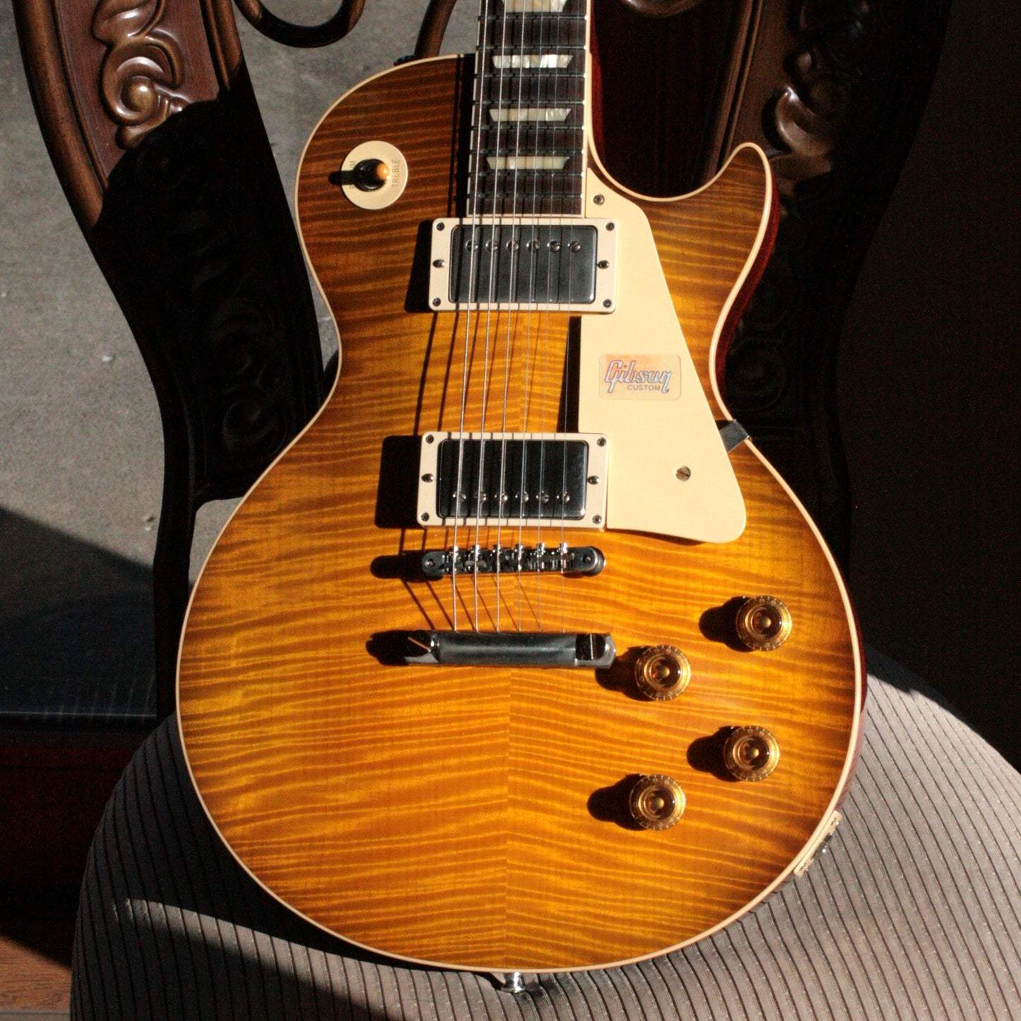 2019 Gibson 1959 Les Paul 60TH ANNIVERSARY Historic Reissue R9 59 Custom Shop Golden Poppy Burst