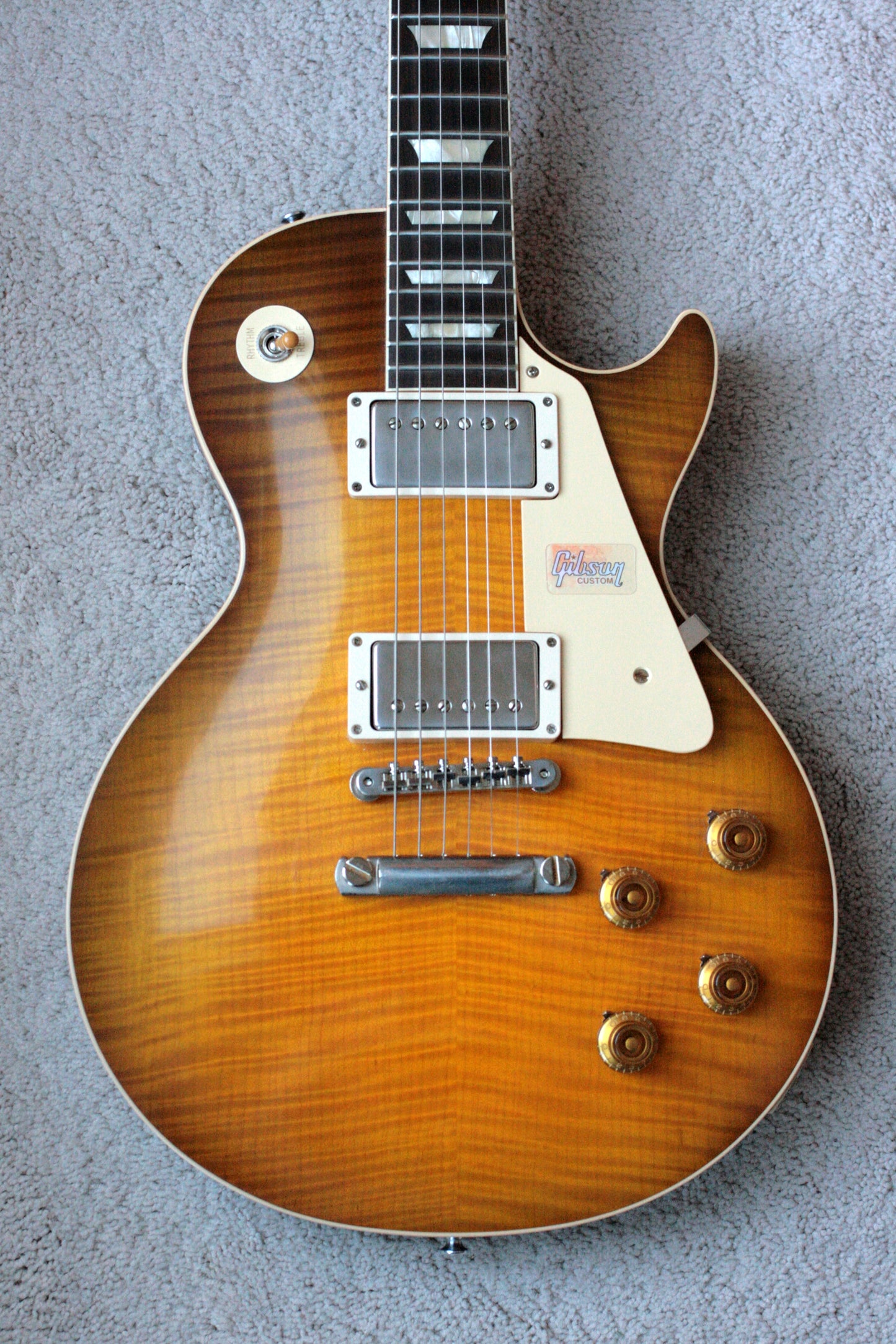 2019 Gibson 1959 Les Paul 60TH ANNIVERSARY Historic Reissue R9 59 Custom Shop Golden Poppy Burst