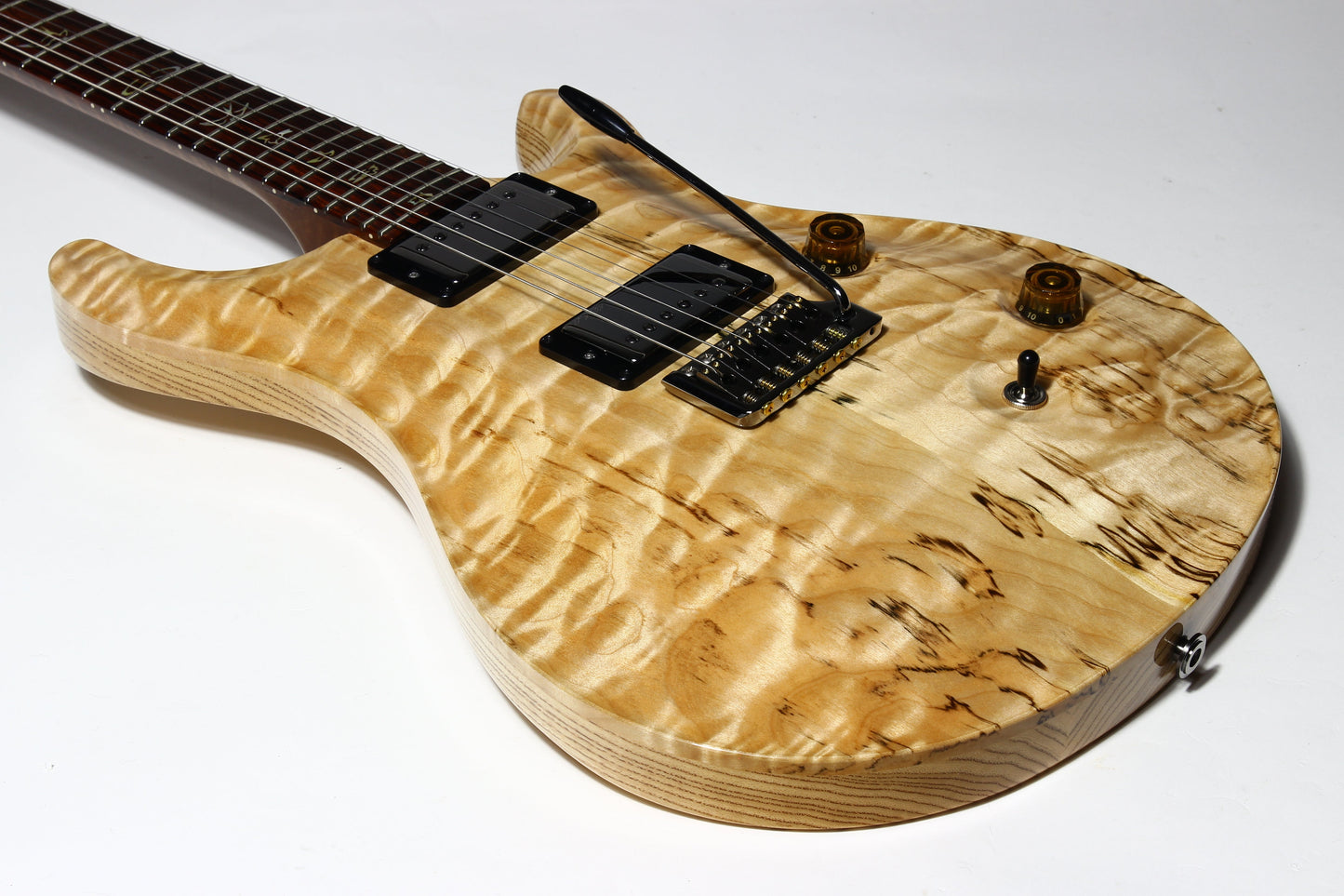 2021 PRS Wood Library Custom 24 QUILT 10 TOP Torrefied Maple Neck Natural Paul Reed Smith