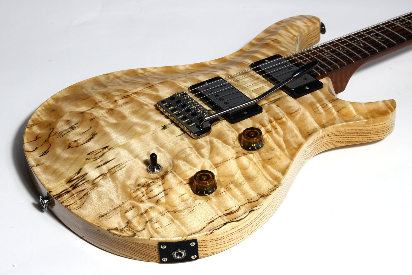 2021 PRS Wood Library Custom 24 QUILT 10 TOP Torrefied Maple Neck Natural Paul Reed Smith