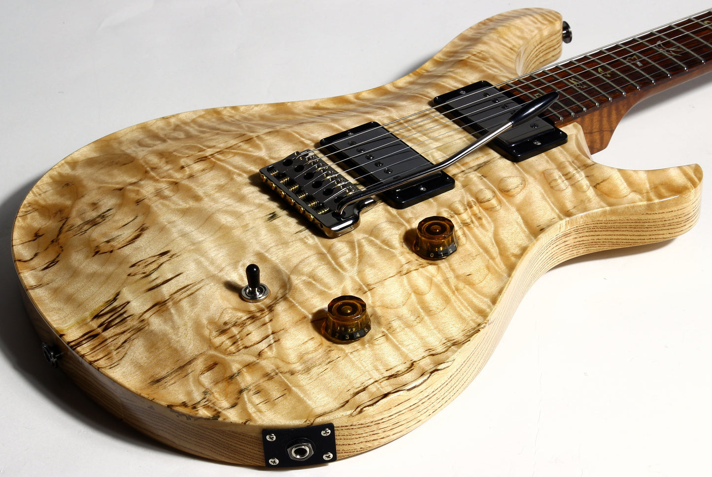 2021 PRS Wood Library Custom 24 QUILT 10 TOP Torrefied Maple Neck Natural Paul Reed Smith