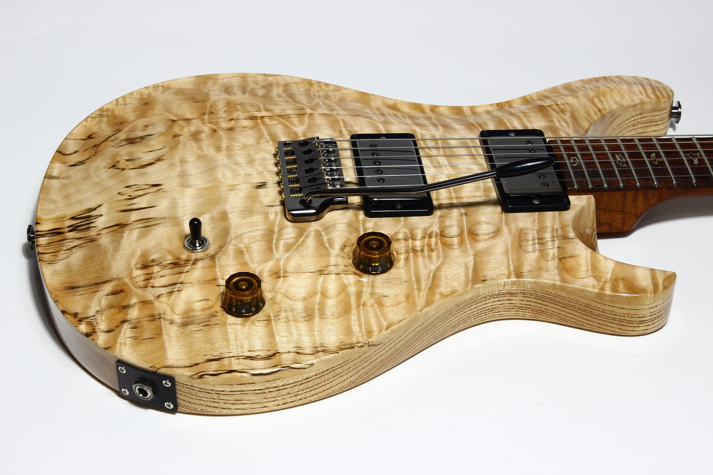 2021 PRS Wood Library Custom 24 QUILT 10 TOP Torrefied Maple Neck Natural Paul Reed Smith