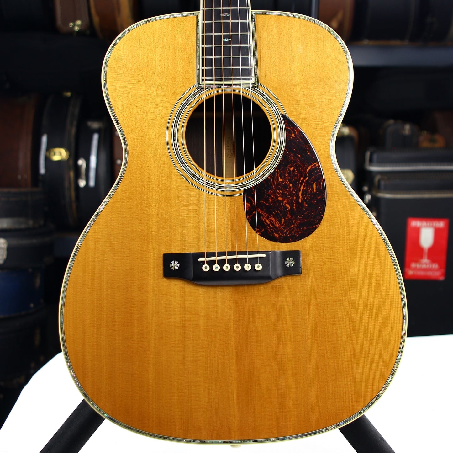 2002 Martin OM-42 Orchestra Model Acoustic Guitar - 14-Fret, Rosewood, Natural Finish, 000