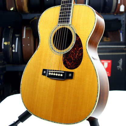 2002 Martin OM-42 Orchestra Model Acoustic Guitar - 14-Fret, Rosewood, Natural Finish, 000