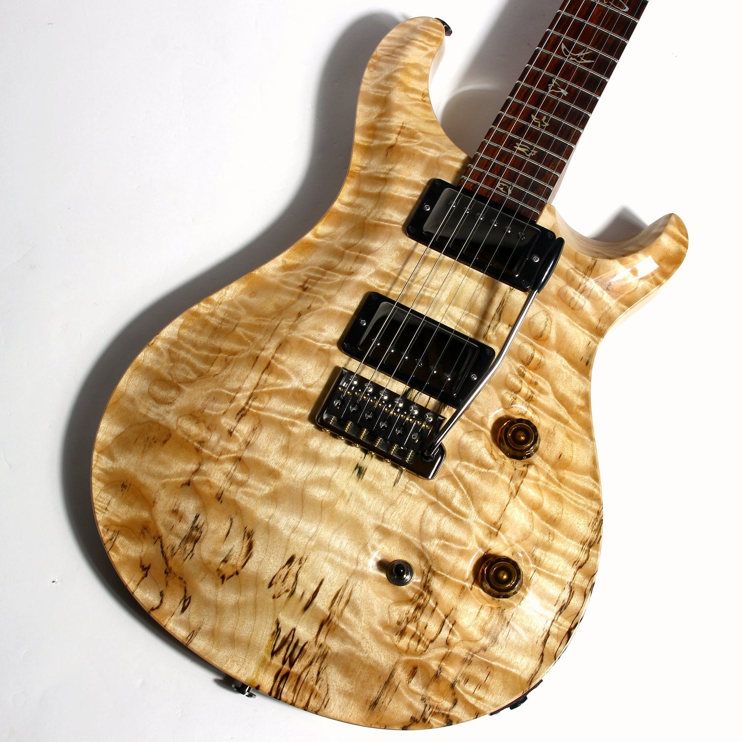 2021 PRS Wood Library Custom 24 QUILT 10 TOP Torrefied Maple Neck Natural Paul Reed Smith