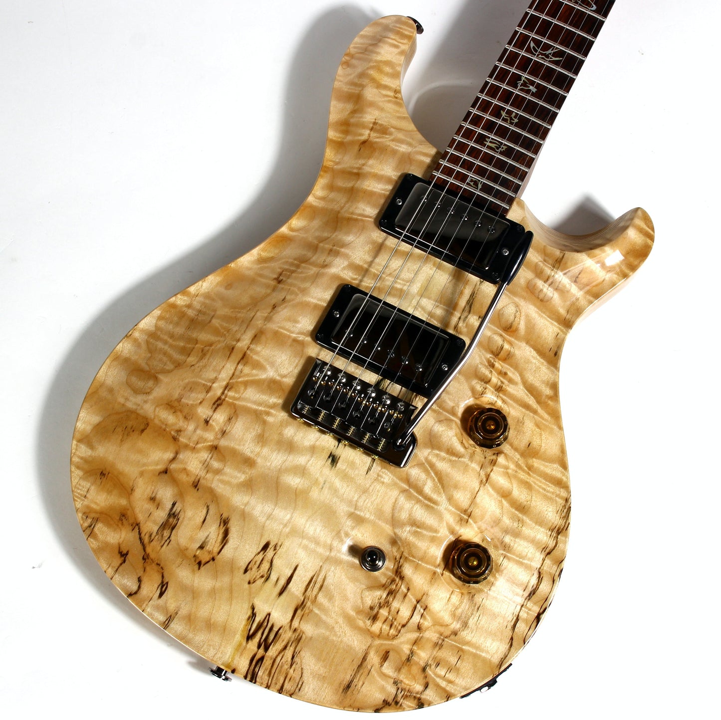 2021 PRS Wood Library Custom 24 QUILT 10 TOP Torrefied Maple Neck Natural Paul Reed Smith