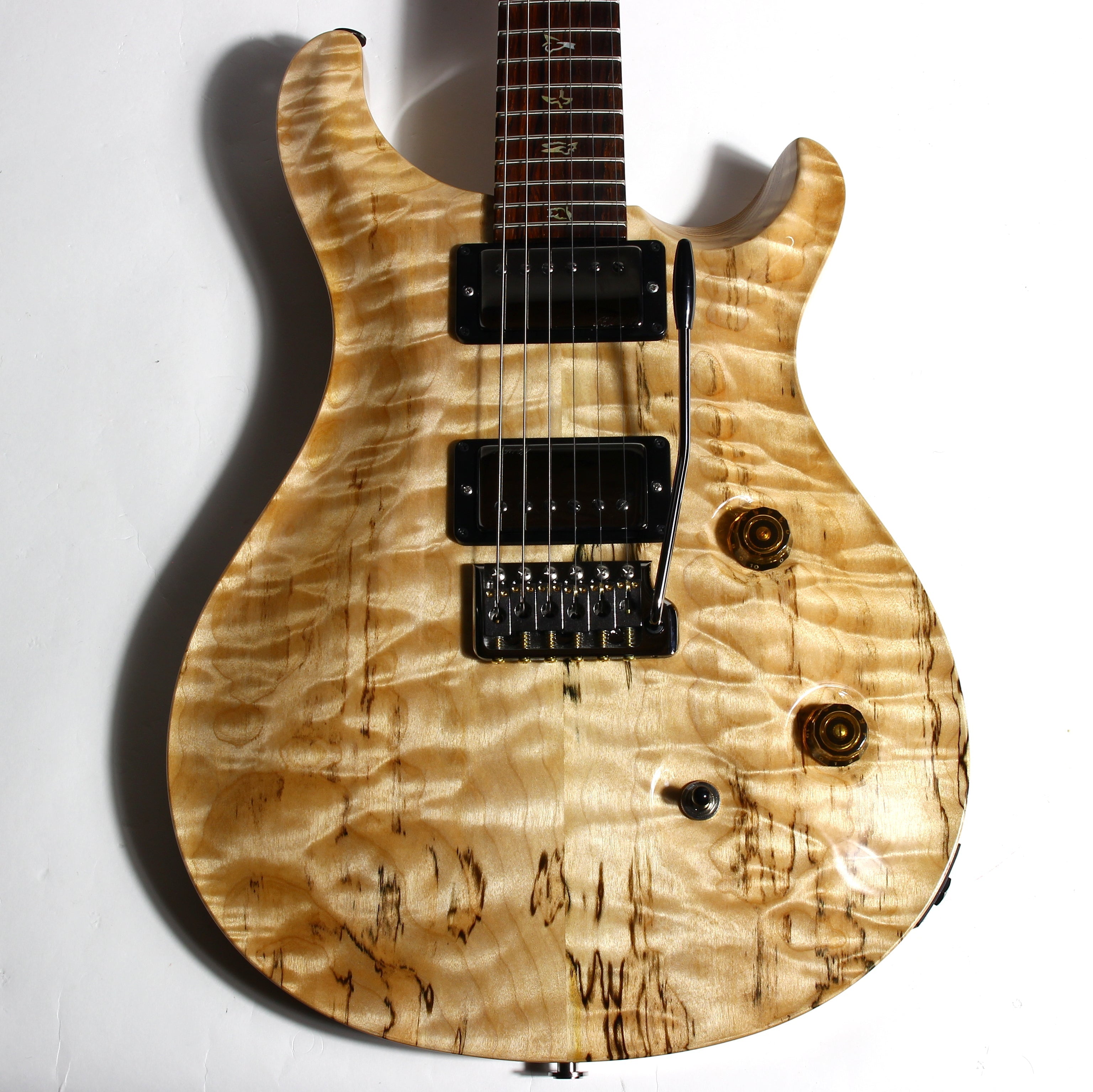 *SOLD*  2021 PRS Wood Library Custom 24 QUILT 10 TOP Torrefied Maple Neck Natural Paul Reed Smith