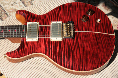 2015 PRS Santana II PRIVATE STOCK! African Blackwood! Red Inlays! Paul Reed Smith INCREDIBLE TOP!