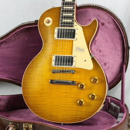 2019 Gibson 1959 AGED Les Paul 60TH ANNIVERSARY Historic Reissue R9 59 Custom Shop Golden Poppy Burst