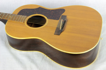 1969 Gibson B-25 N Natural Vintage Flattop Acoustic Guitar Light Project