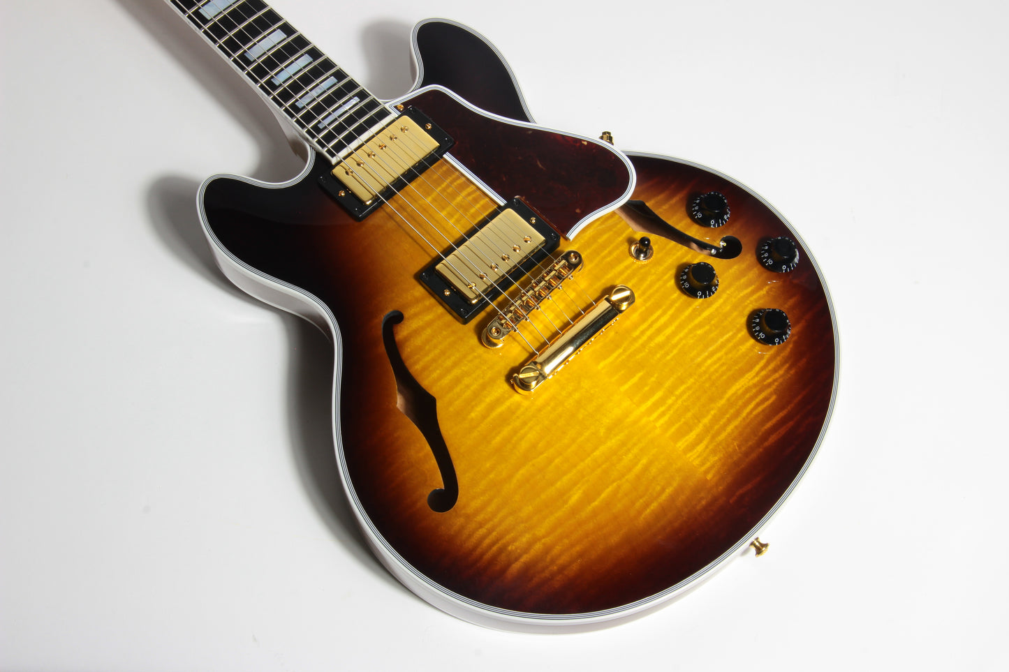 2020 Gibson Custom Shop CS-356 Figured - Vintage Sunburst - EBONY Fingerboard - ES 335 355 Small-Body