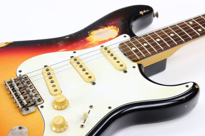 2012 Fender Custom Shop 1960 Stratocaster Relic - 3-Tone Sunburst, Rosewood ‘60 Reissue Strat