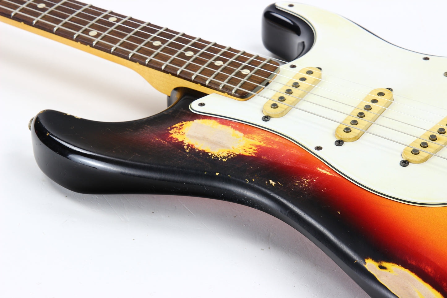 2012 Fender Custom Shop 1960 Stratocaster Relic - 3-Tone Sunburst, Rosewood ‘60 Reissue Strat