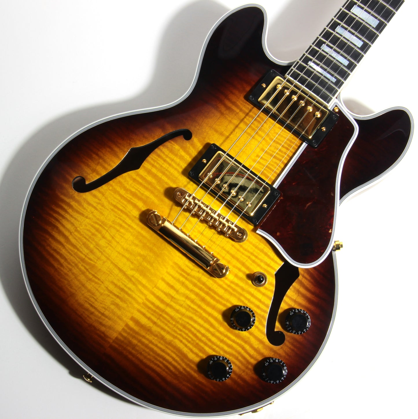 2020 Gibson Custom Shop CS-356 Figured - Vintage Sunburst - EBONY Fingerboard - ES 335 355 Small-Body