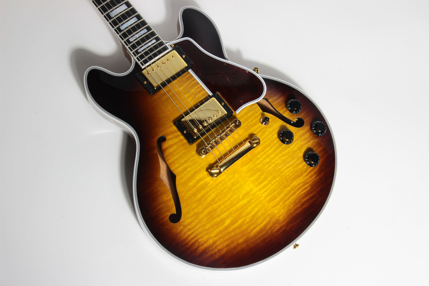 2020 Gibson Custom Shop CS-356 Figured - Vintage Sunburst - EBONY Fingerboard - ES 335 355 Small-Body