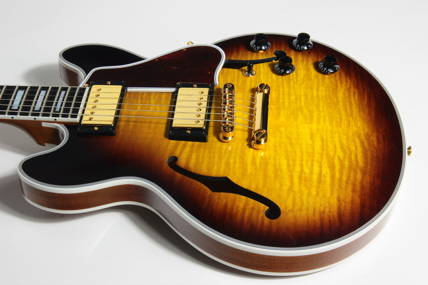 2020 Gibson Custom Shop CS-356 Figured - Vintage Sunburst - EBONY Fingerboard - ES 335 355 Small-Body