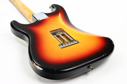 2012 Fender Custom Shop 1960 Stratocaster Relic - 3-Tone Sunburst, Rosewood ‘60 Reissue Strat