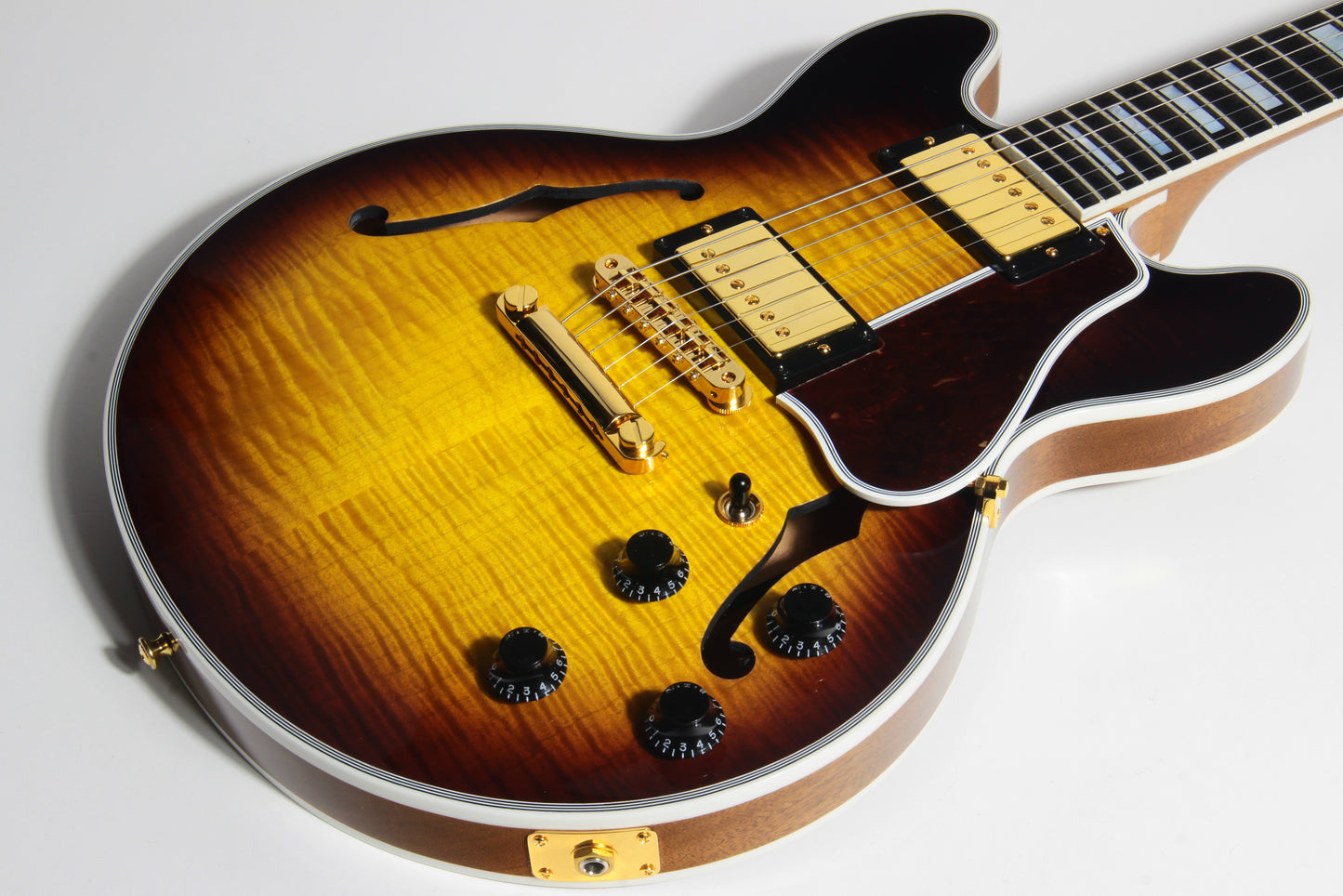 2020 Gibson Custom Shop CS-356 Figured - Vintage Sunburst - EBONY Fingerboard - ES 335 355 Small-Body