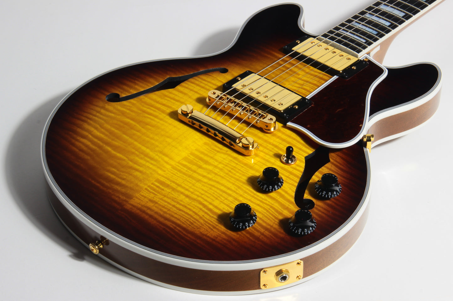 2020 Gibson Custom Shop CS-356 Figured - Vintage Sunburst - EBONY Fingerboard - ES 335 355 Small-Body