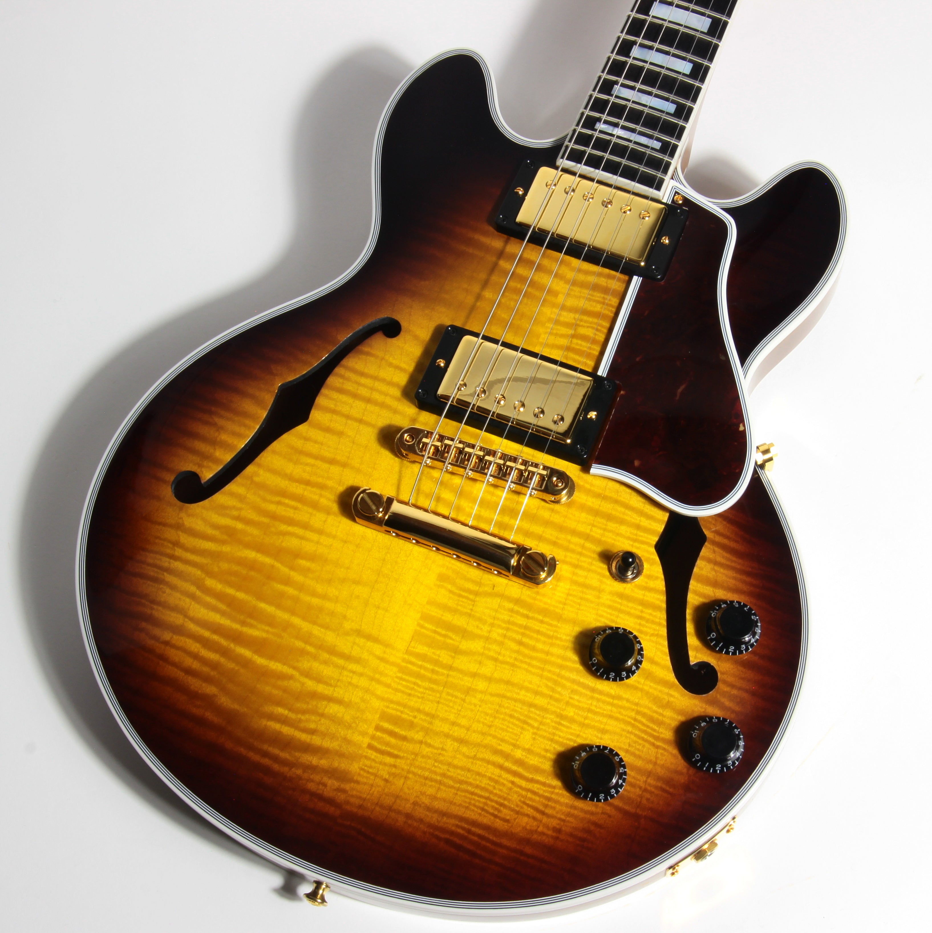 *SOLD*  2020 Gibson Custom Shop CS-356 Figured - Vintage Sunburst - EBONY Fingerboard - ES 335 355 Small-Body