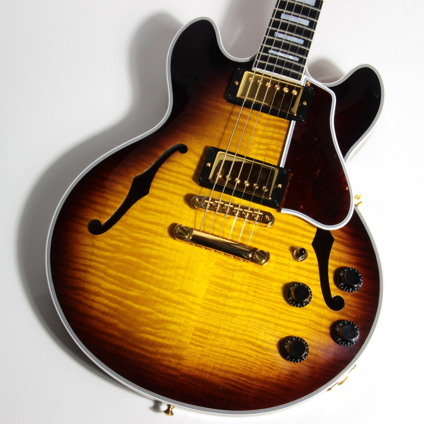 2020 Gibson Custom Shop CS-356 Figured - Vintage Sunburst - EBONY Fingerboard - ES 335 355 Small-Body