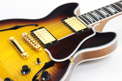 2020 Gibson Custom Shop CS-356 Figured - Vintage Sunburst - EBONY Fingerboard - ES 335 355 Small-Body