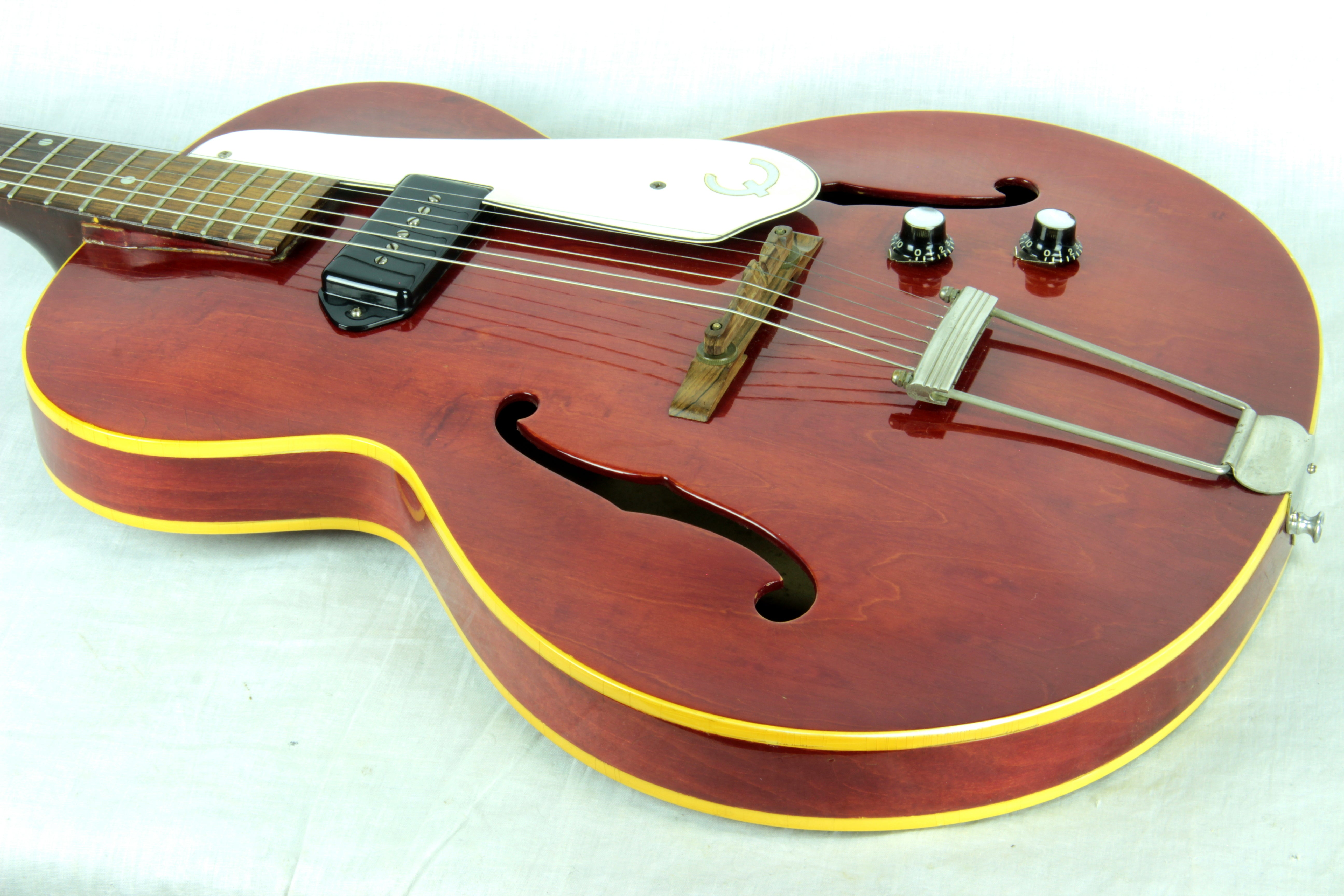 1961 Epiphone Century E422T Cherry with Stinger Headstock! James Bay v –  Kansas City Vintage Guitars